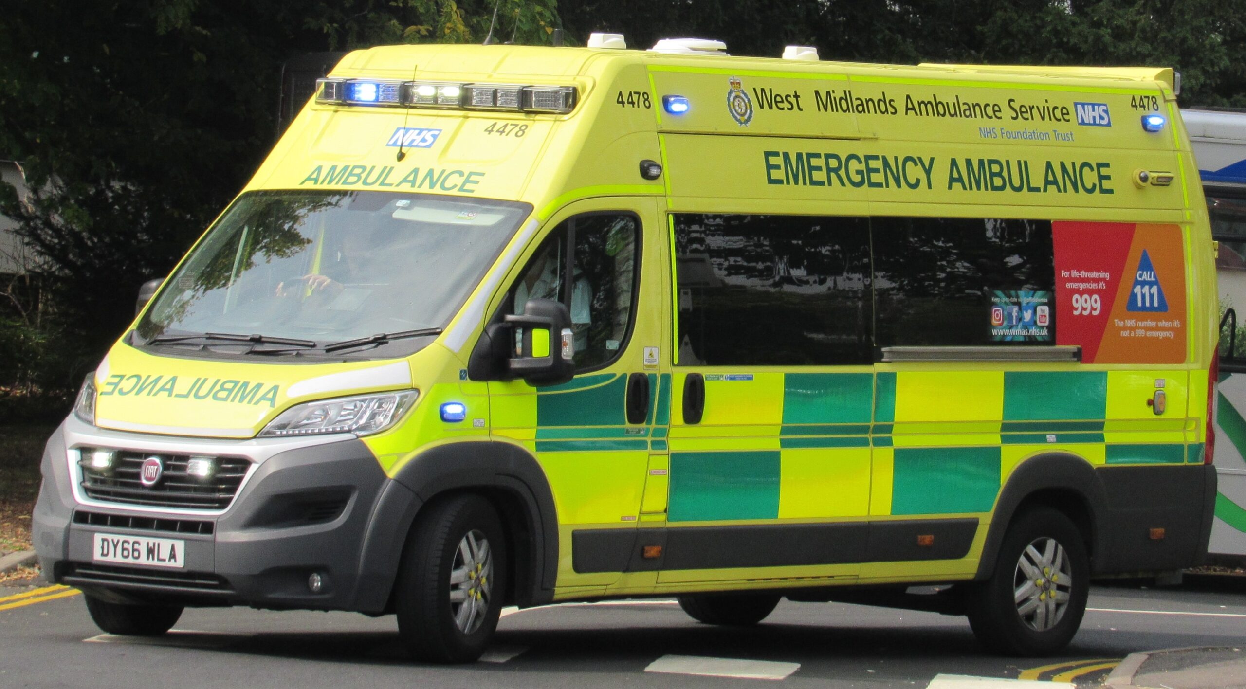 Ambulance On Way To Hospital