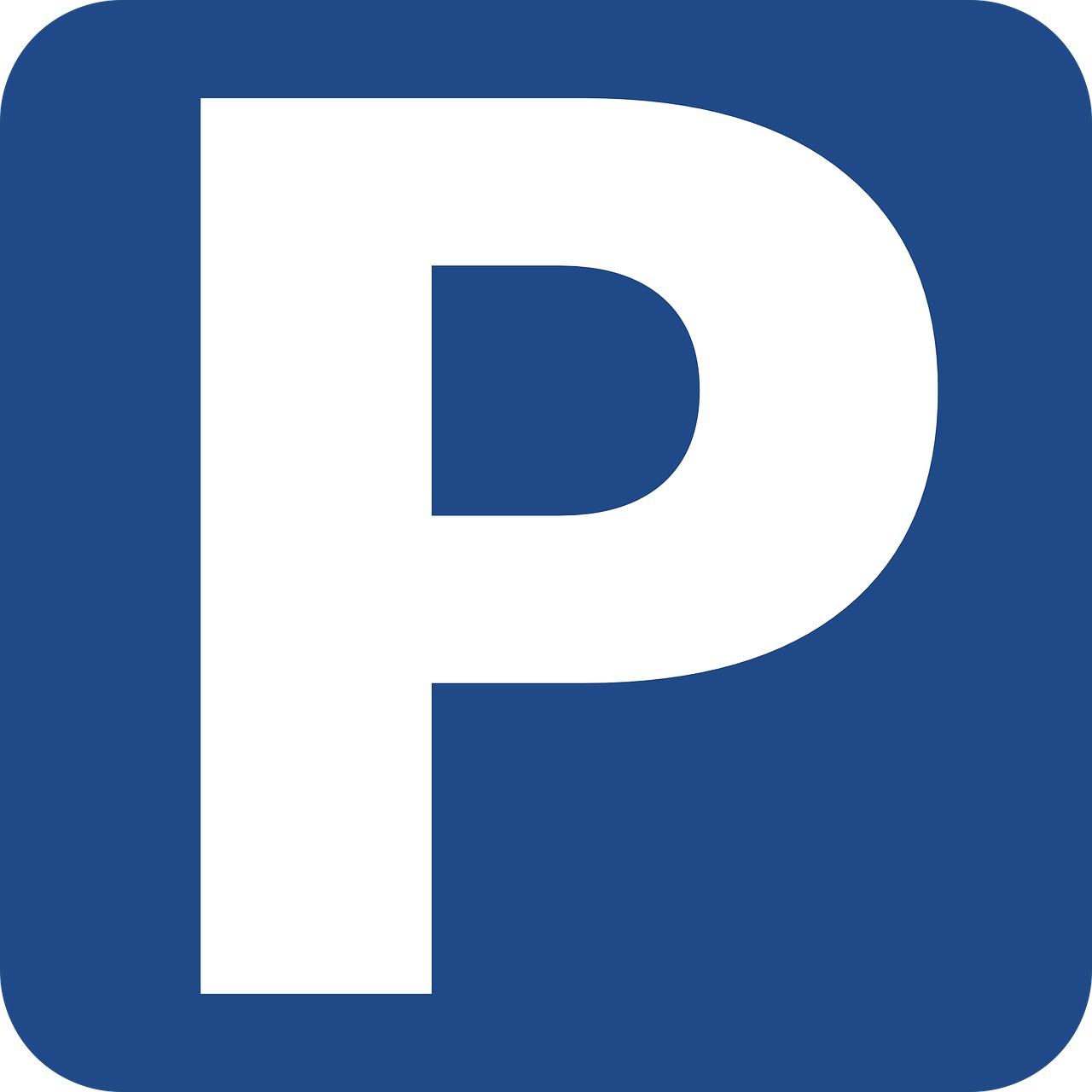 Image of a parking symbol